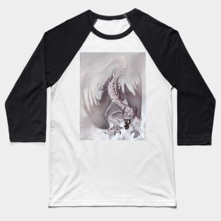 White Dragon: Frostbite Baseball T-Shirt